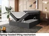 MEBLINI Boxspringbett mit Bettkasten - Gepolstert Produktbild-Vorschau 4
