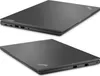 Two views of a closed laptop, showing the top and side profiles. Produktbild-Vorschau