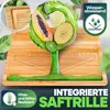 Massives Bambus Schneidebrett mit Saftrille, Produktbild-Vorschau 10