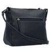 L.CREDI Umhängetasche Budapest Crossbody Bag Black schwarz Produktbild-Vorschau 8