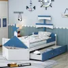 Kinderbett aus Holz,Einzelbett(90*200cm,mit 2 Produktbild-Vorschau 5
