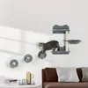 PawHut Katzen Kletterwand, 4-teilig, Kletterwand Set, Produktbild-Vorschau 2