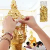 5 Flasche Blattgoldblätter Gold Folien Flocken Blattgold Produktbild-Vorschau 5