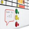 5 Bunte Smiley Magnete Durchmesser 5 cm für Magnettafeln, Produktbild-Vorschau 2