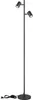Globo Lighting Stehleuchte Metall grau matt, 2x GU10 LED Produktbild-Vorschau 3