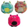 Monster Kuschelkissen Plüsch Kinder Kissen in Türkis Produktbild-Vorschau 2