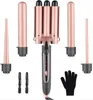 Lockenstab Set 5-in-1, 3 Fässer, LCD Display, Produktbild-Vorschau 1