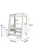 DOUBLE - Montessori Lernturm Kitchen Helper Kinderplattform Produktbild-Vorschau 2