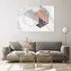 Bilder auf glas - Einteilig - Zahlen Weiß Golden - 100x70cm Produktbild-Vorschau 7