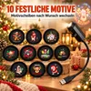 Weihnachts Projektor LED 5D, 10-teiliges Set mit USB, 360° Produktbild-Vorschau 2
