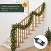 Salcar 5m Weihnachtsgirlande mit Beleuchtung Tannengirlande Produktbild-Vorschau 5