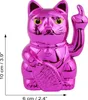 Glückskatze Angry Cat Maneki-neko Stinkefinger Mittelfinger Produktbild-Vorschau 5