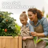 Vyvýšený záhon s policí 119x53x90cm - hnědý Náhled obrázku produktu 8