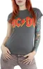 AC/DC - T-Shirt für Damen BI4184 (M) (Holzkohle) Produktbild-Vorschau 3