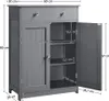 Yaheetech Badezimmerschrank Badschrank mit Doppeltür & Produktbild-Vorschau 3