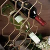 Elegantný stojan na víno v zlate na 8 fliaš Náhľad obrázku produktu 4