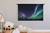 MuchoWow® Wandteppich Wandbehang Nordlichter - Park - Produktbild-Vorschau 4