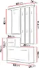 MIRJAN24 Garderobe-Set Kolom, Wandgarderobe mit 6 Produktbild-Vorschau 6