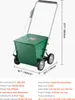 A green powder sprayer with dimensions and specifications labeled. Anteprima dell’immagine prodotto