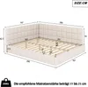 MODFU Lit Banquette 160x200 cm - Lit Double Multifonction Voir les images du produit 7