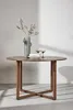 Durango eetkamertafel Ø120cm walnootdecor. Productafbeelding-voorbeeld 6