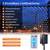 Bettizia LED Solar Lichternetz 3x2M Warmweiß Lichterkette Produktbild-Vorschau 4