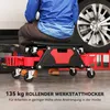 HOMCOM Werkstatthocker mit Rollen abnehmbar Sitz, Produktbild-Vorschau 4