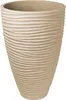 Blumensäule Sylt Kunststoff Ø 40 cm H 60 cm creme Produktbild-Vorschau 1