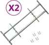 vidaXL Fenstergitter Verstellbar für Fenster 2 Stk. Produktbild-Vorschau 5