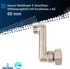 tecuro Heizkörper S-Anschluss - 60 mm Höhenausgleich 1/2 AG Produktbild-Vorschau 5