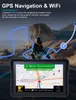 5 Zoll Motorrad GPS Navigation,Kabelloser CarPlay Produktbild-Vorschau 13