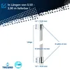 tecuro PREMIUM Brauseschlauch 2,25 m, verdrehsicher, Produktbild-Vorschau 4