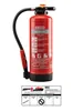 Gloria PX 6 PRO – 6 kg ABC - Pulver Feuerlöscher 15LE – Produktbild-Vorschau 1