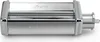 A close-up, studio shot of a silver pasta maker attachment. Produktbild-Vorschau