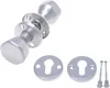A set of door knobs and related hardware, including two keyhole escutcheons and two screws, are displayed against a white background. Náhľad obrázku produktu