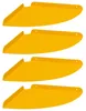 Étagère flottante 4 pcs Jaune moutarde 30 x 30 x 2 cm Voir les images du produit 1