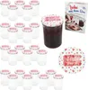 lot de 25 bocaux en verre renversé de 435ml Fait avec amour Voir les images du produit 1