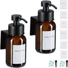 Relaxdays Seifenspender, 2er Pack, 250ml, Braunglas, Produktbild-Vorschau 1