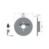 2 Textar Bremsscheiben 240mm Alfa Romeo Fiat Lancia Produktbild-Vorschau 2
