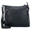 L.CREDI Pelle borsa a tracolla Sabrina Crossbody Bag Black Anteprima dell’immagine prodotto 5