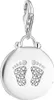Thomas Sabo Anhänger Charm-Club Coin Baby Fußabdruck 925 Produktbild-Vorschau 2