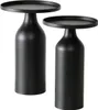 Two black side tables are shown against a white background. Produktbild-Vorschau
