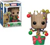 Funko Pop! Marvel Groot Świąteczny z Lampkami i Ornamentami Náhľad obrázku produktu 3