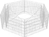 vidaXL Sechseckiges Gabionen-Hochbeet 160×140×50 cm Produktbild-Vorschau 9