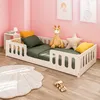 MEBLE WRÓBEL Bodenbett 90x200 cm - Montessori Kinderbett - Produktbild-Vorschau 1