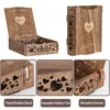 Vrygle Livre d’or mariage en bois avec 91 cartes invités et Voir les images du produit 10