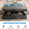 Boxspringbett Polsterbett 180x200 cm mit LED, hydraulischem Produktbild-Vorschau 8