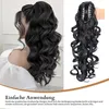 40cm Pferdeschwanz Haarteil Ponytail Extension Lange Produktbild-Vorschau 4
