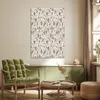 MuchoWow® Poster Blumen - Schwarz - Weiß - Blätter 80x120 Produktbild-Vorschau 3