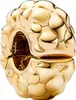 A close-up studio shot of a gold clip charm. Produktbild-Vorschau